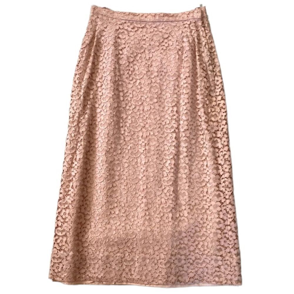 Vintage 50’s Pink lace skirt Small